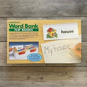 Lakeshore Word Bank Flip Book Set 24 Books from A to Z